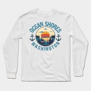 OCEAN SHORES WASHINGTON EST 1970 Long Sleeve T-Shirt